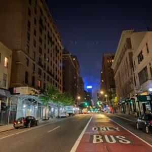 Great-Performances_Covid-Reflection_credit-Liz-Neumark_Quiet-Streets-Bus-Lane