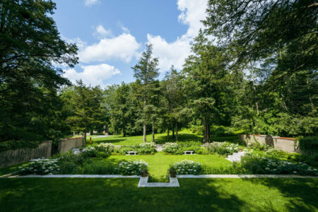 Sunken Garden at Caramoor in Katonah New York on July 18, 2021. 
(photo by Gabe Palacio)